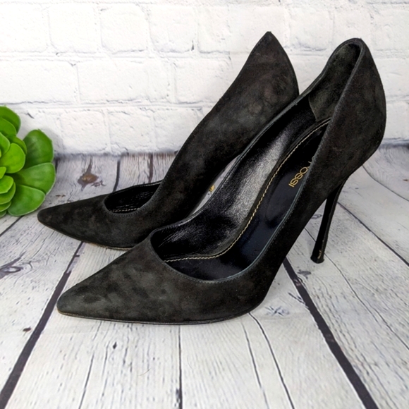 SERGIO ROSSI Suede Heels - Picture 11 of 17